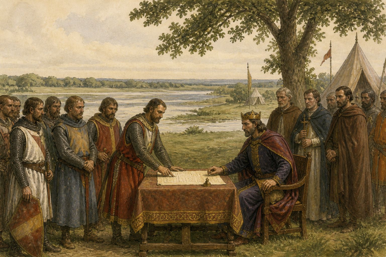Historical reconstruction of the “Constitutional memory” stage in Magna Carta