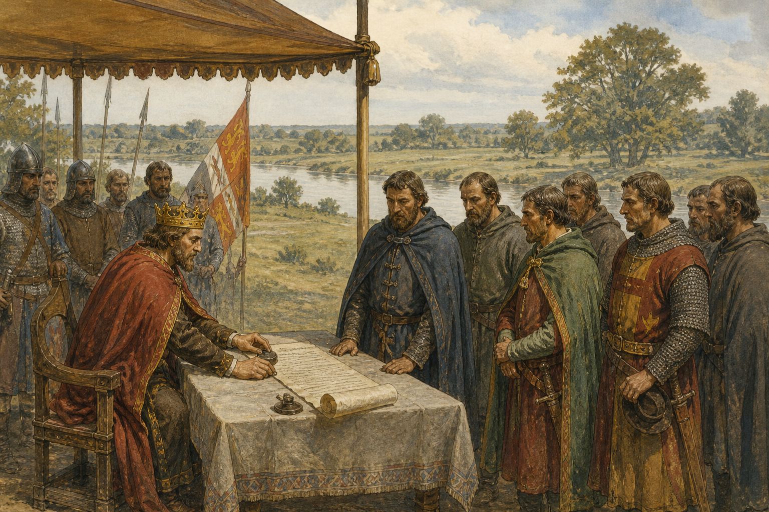Historical reconstruction of the “Reissue and legacy” stage in Magna Carta
