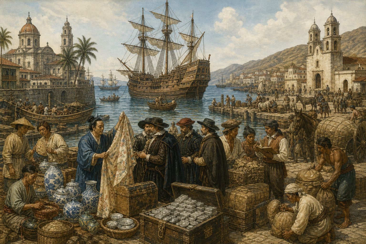Historical reconstruction of the “Immediate aftermath” stage in Manila Galleon Trade