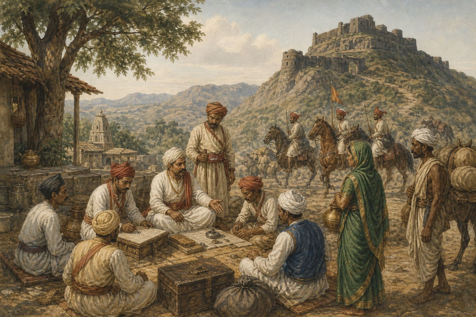 Historical reconstruction of the “Forces in motion” stage in Rise of the Maratha Power