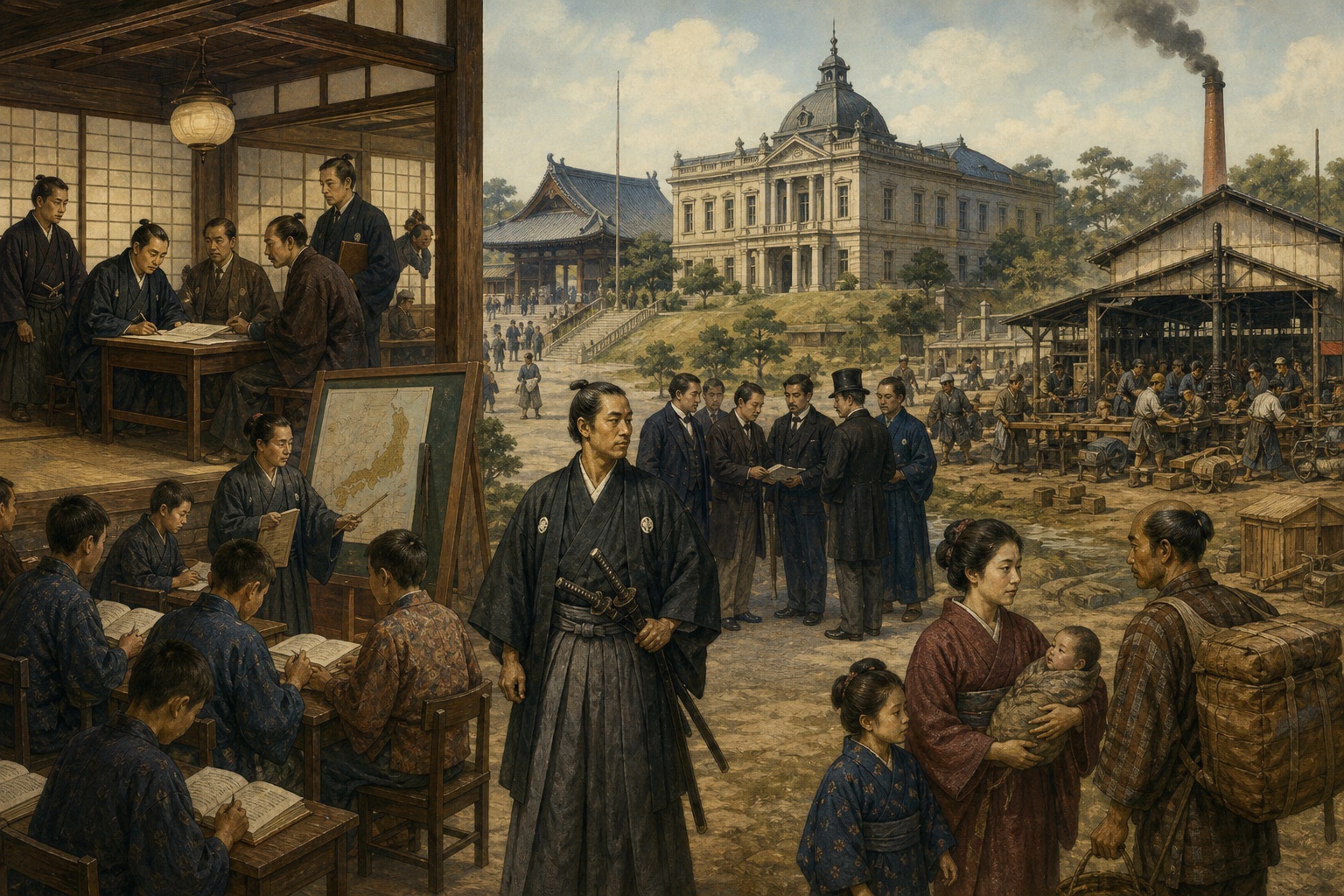 Meiji Restoration: a scene of long-term significance