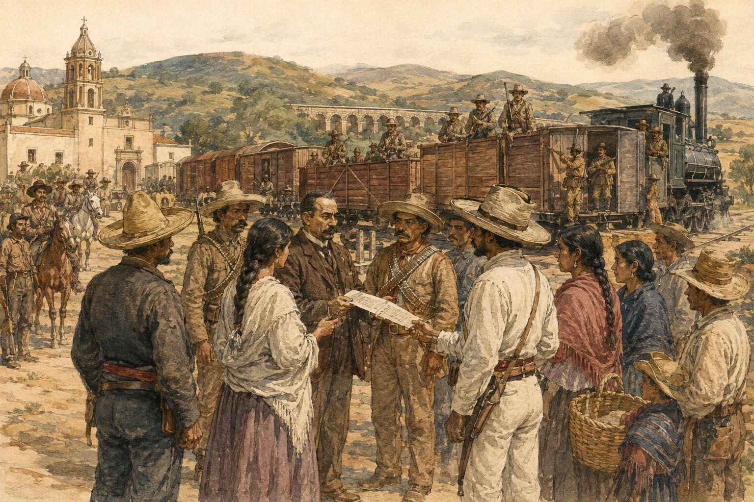 Mexican residents pass on memories of the revolution and its railway routes