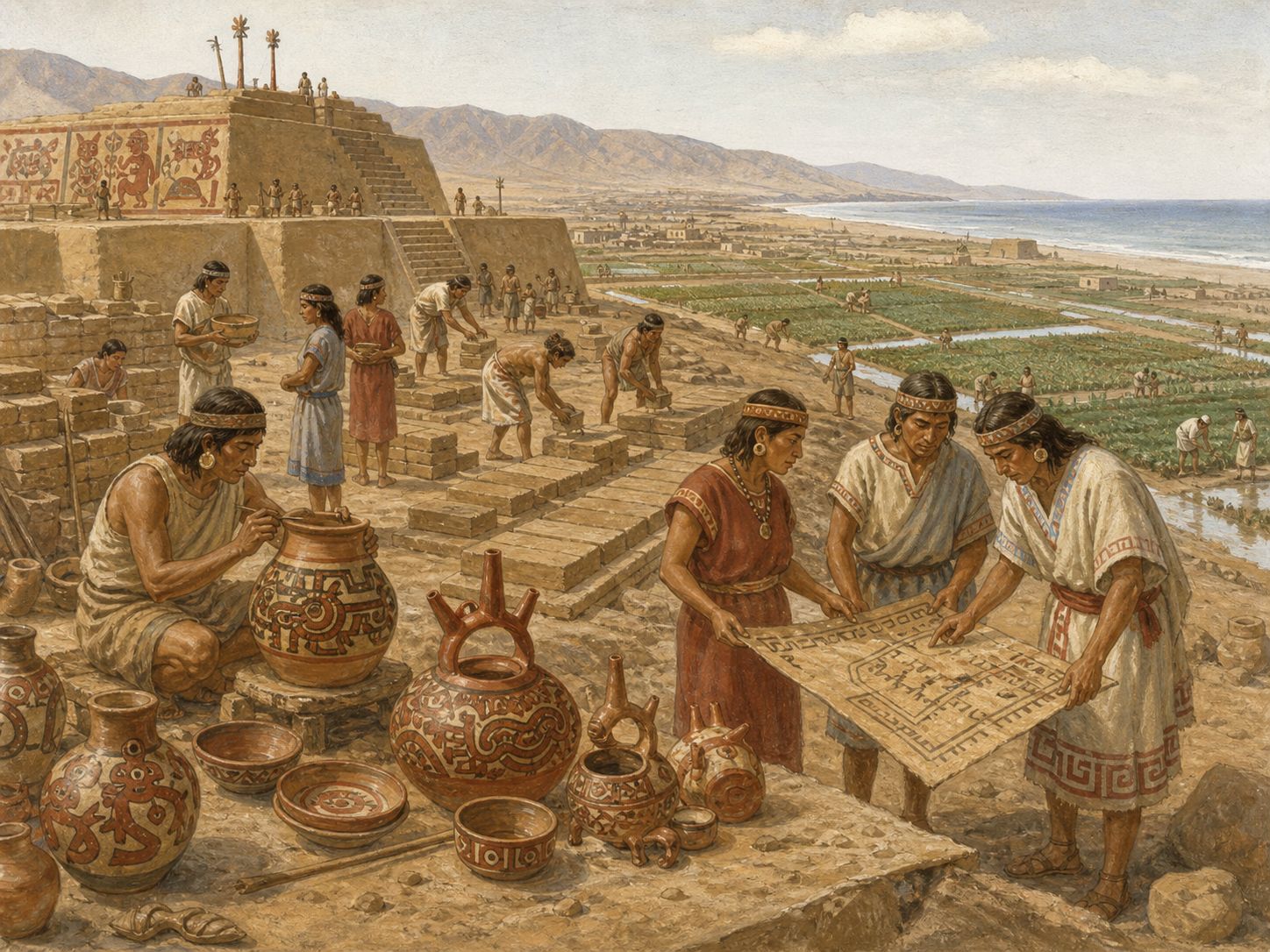 Historical reconstruction of Rise of the Moche Civilization's immediate aftermath: It left rich archaeological evidence for state formation and ritual practice in the Andes.