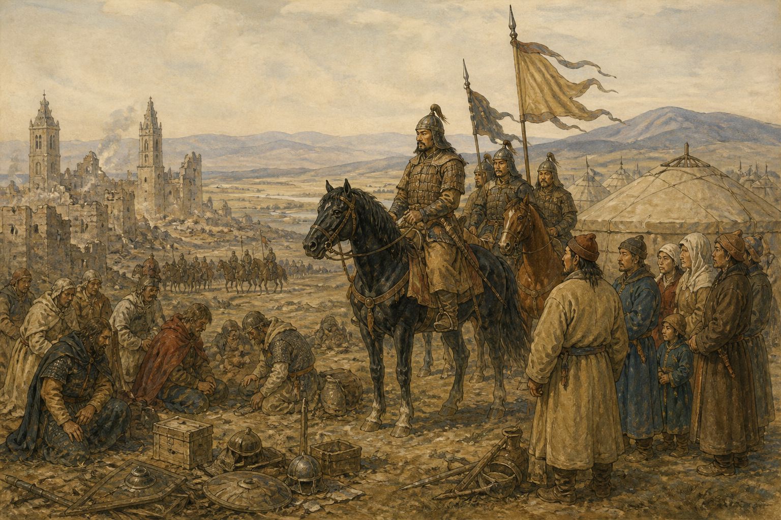 Historical reconstruction of the “Long-term significance” stage in Mongol Invasion of Europe