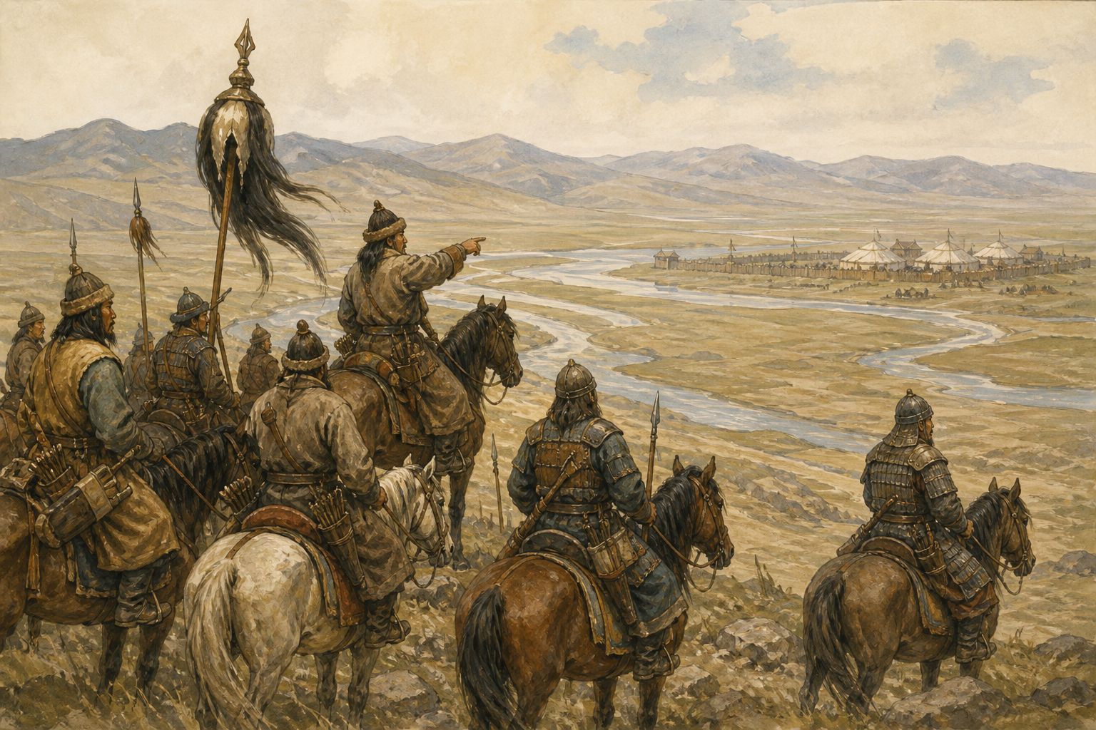 Historical reconstruction of the “Prelude” stage in Mongol Invasion of Europe