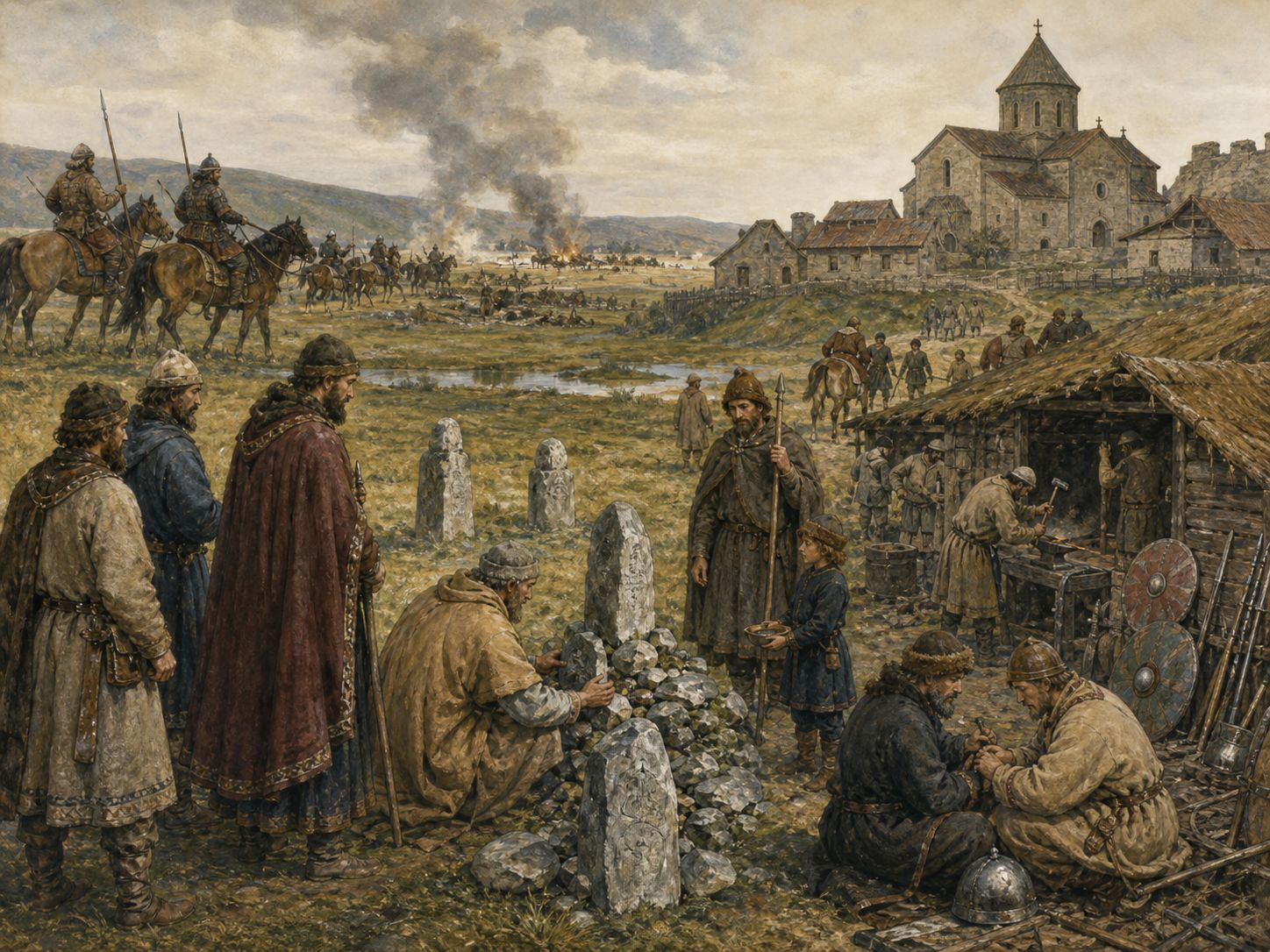 Historical reconstruction of Mongol Invasion of Europe's long-term consequences: The invasion turned Mongol–European contact into a question of diplomacy and information as well as fear.