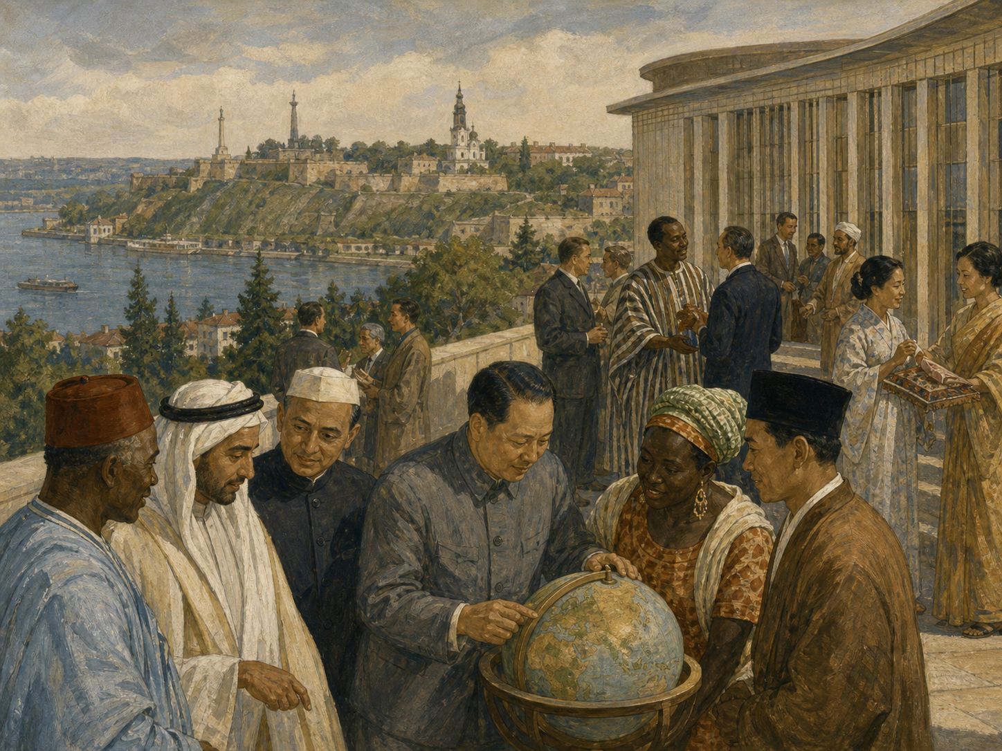 Historical reconstruction of Founding of the Non-Aligned Movement's long-term consequences: The movement was not monolithic but a site of negotiation among states with different security and development strategies.