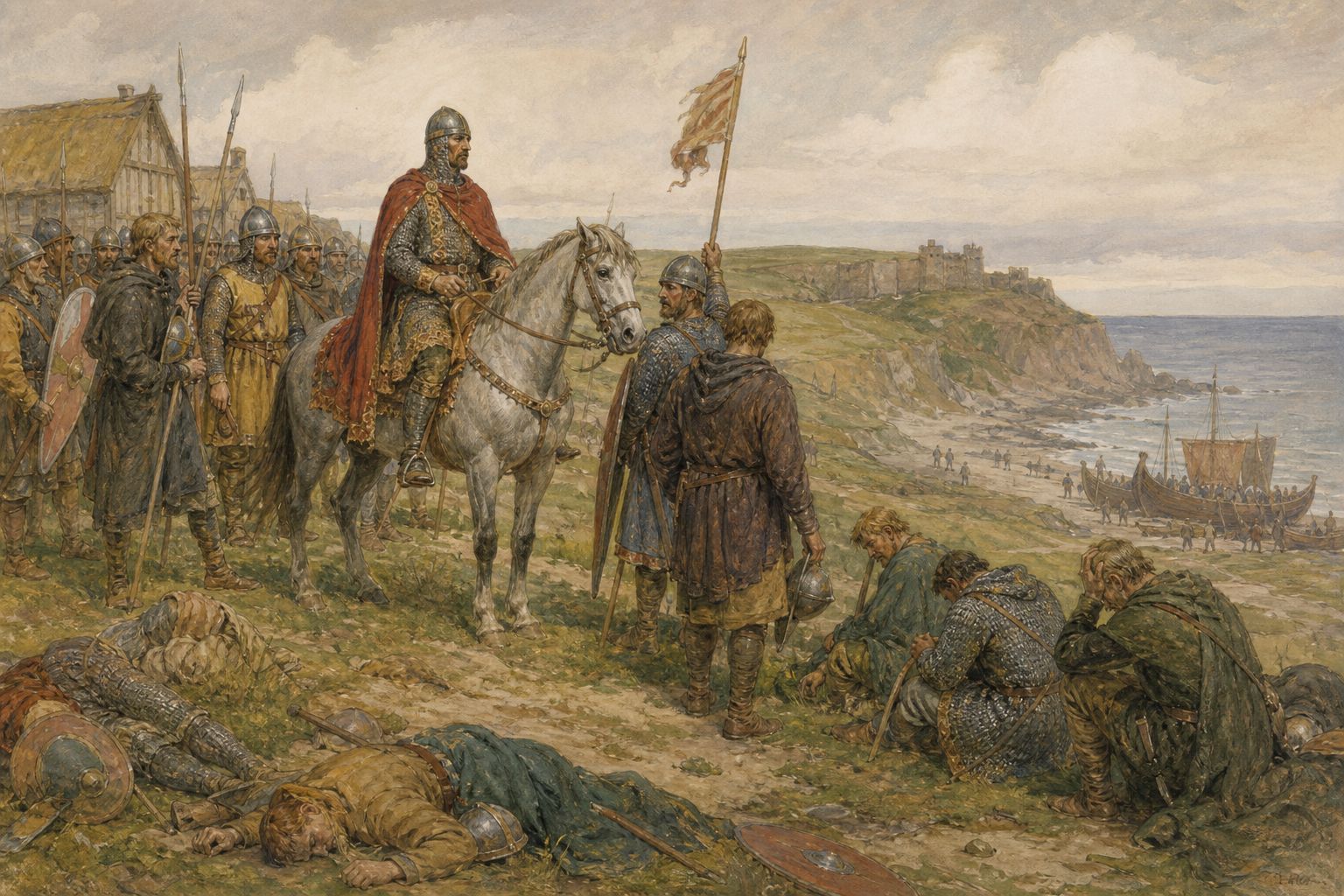 Historical reconstruction of the “Immediate aftermath” stage in Norman Conquest of England
