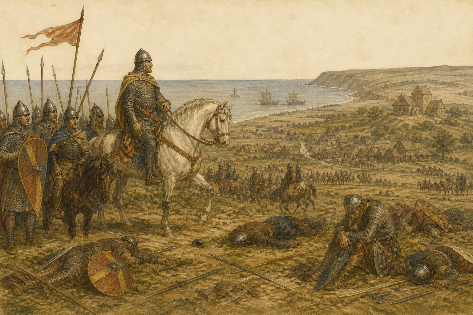 Historical reconstruction of the “Norman Conquest of England” stage in Norman Conquest of England