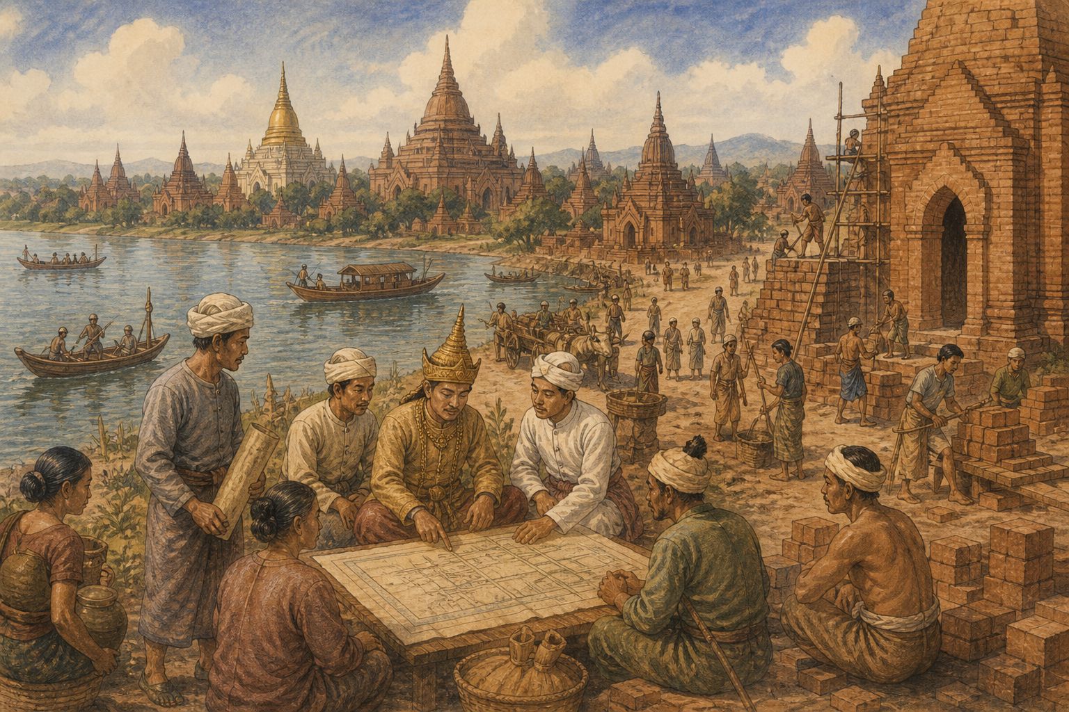 Historical reconstruction of the “Immediate aftermath” stage in Consolidation of the Pagan Kingdom
