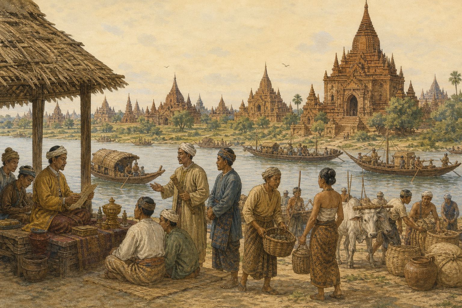 Historical reconstruction of the “Forces in motion” stage in Consolidation of the Pagan Kingdom