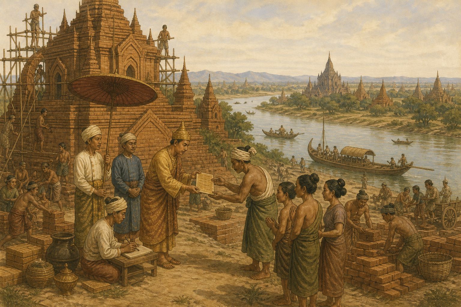 Historical reconstruction of the “Consolidation of the Pagan Kingdom” stage in Consolidation of the Pagan Kingdom