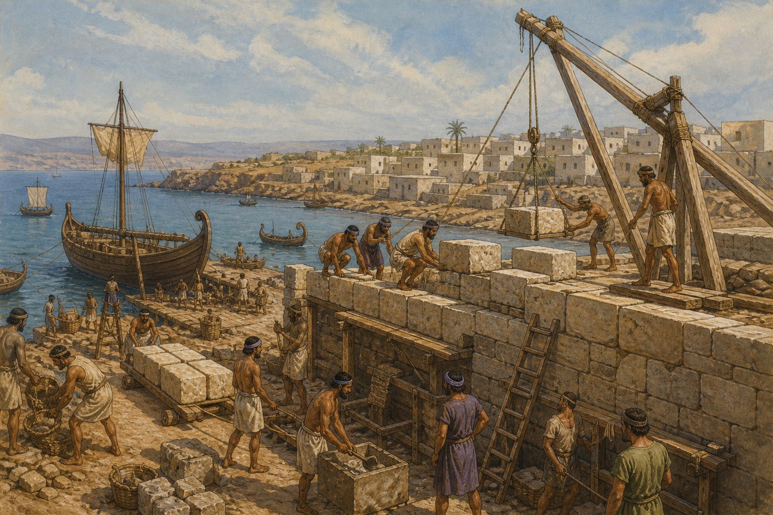 Historical reconstruction of the “Traditional foundation of Carthage” stage in Phoenician Colonization