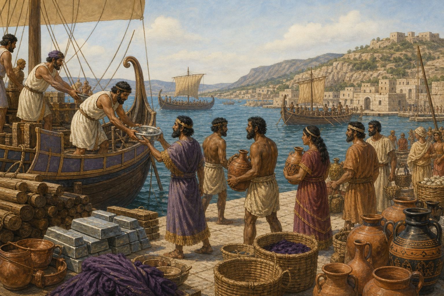 Historical reconstruction of the “Western Mediterranean network” stage in Phoenician Colonization