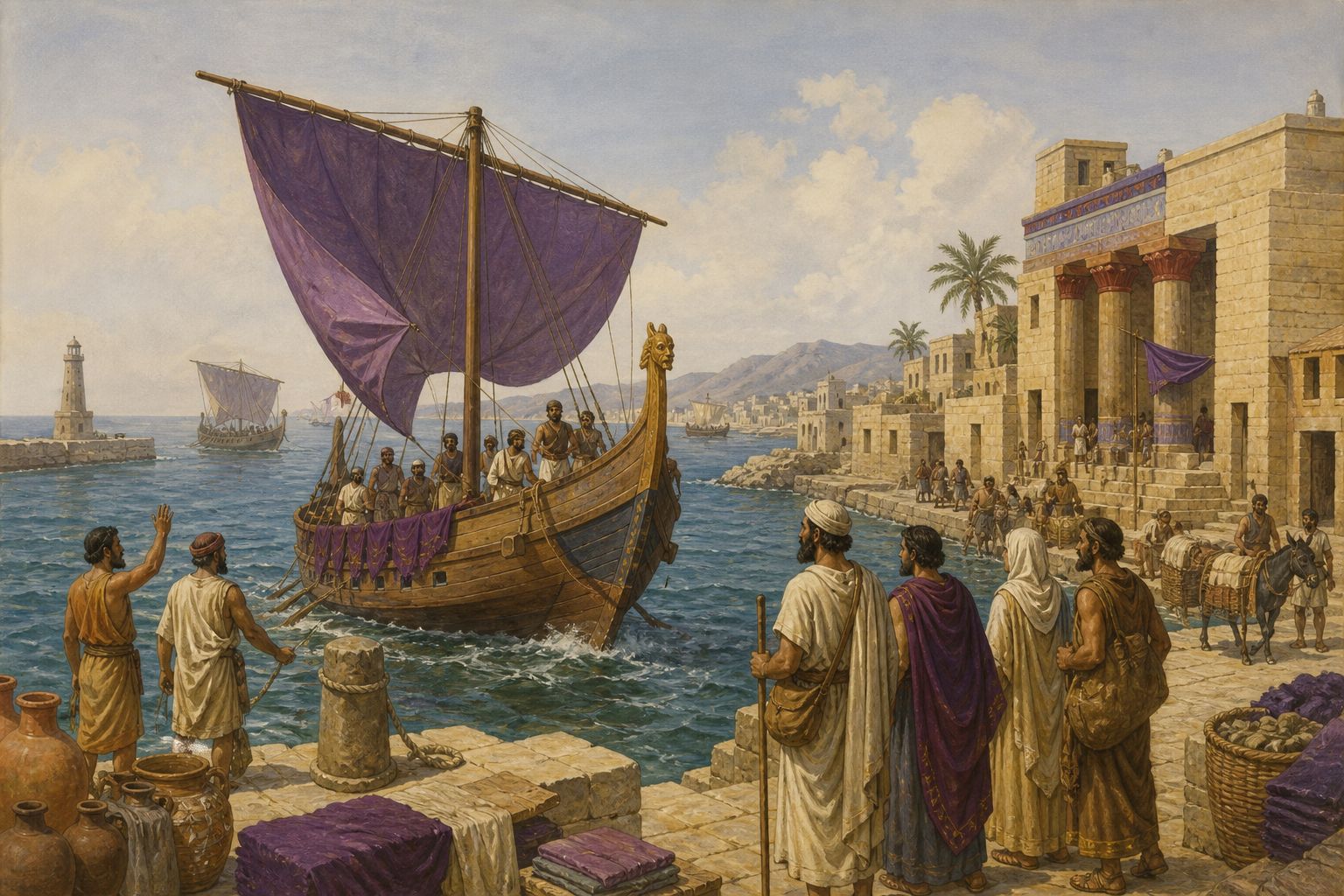 Historical reconstruction of the “Immediate aftermath” stage in Development of the Phoenician Maritime Network