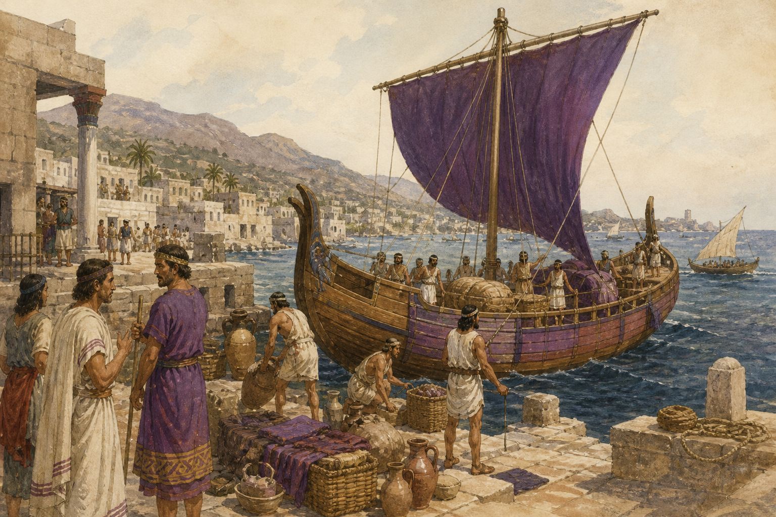 Historical reconstruction of the “Enduring consequences” stage in Development of the Phoenician Maritime Network