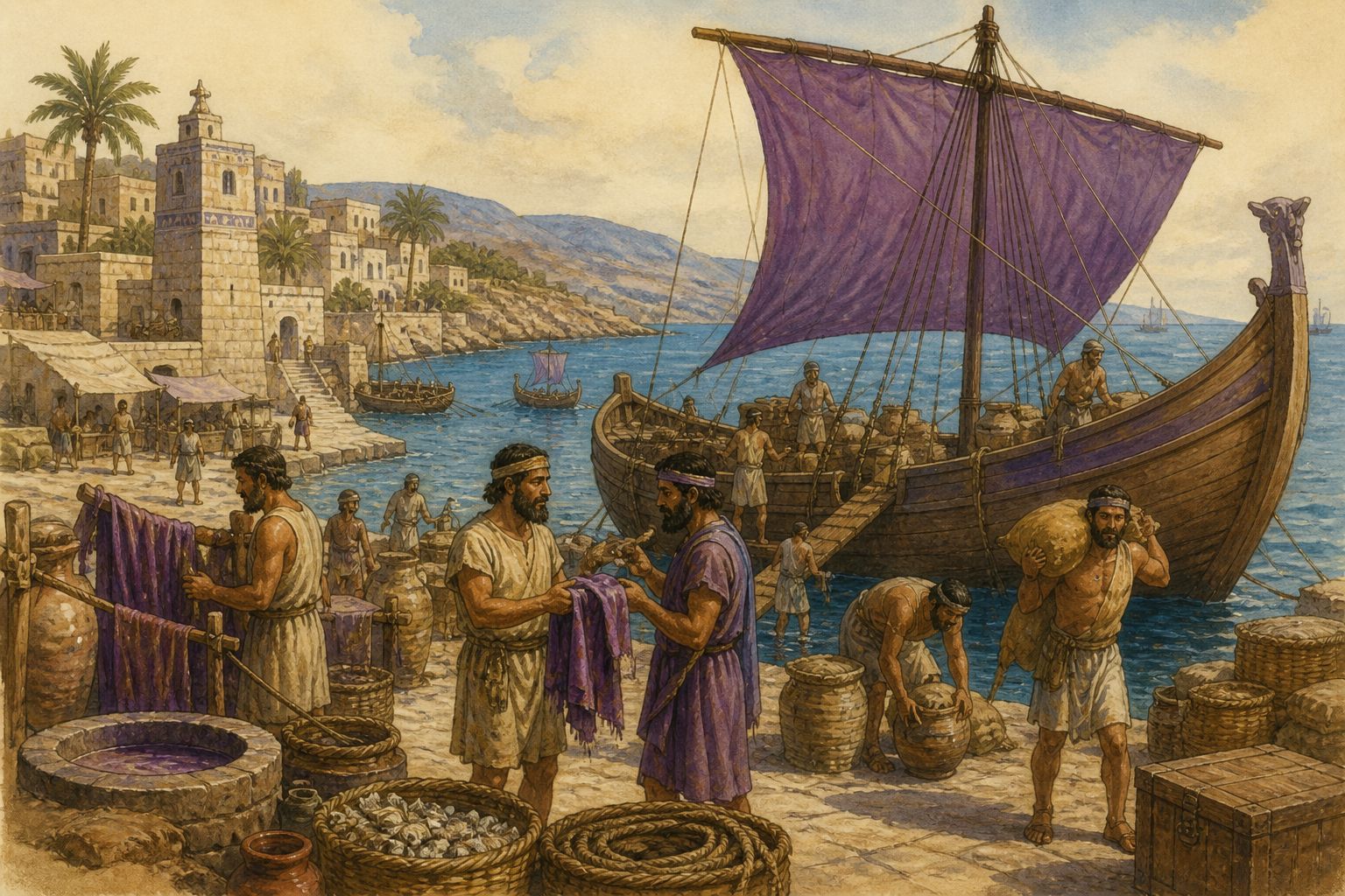 Historical reconstruction of the “Earlier conditions” stage in Development of the Phoenician Maritime Network