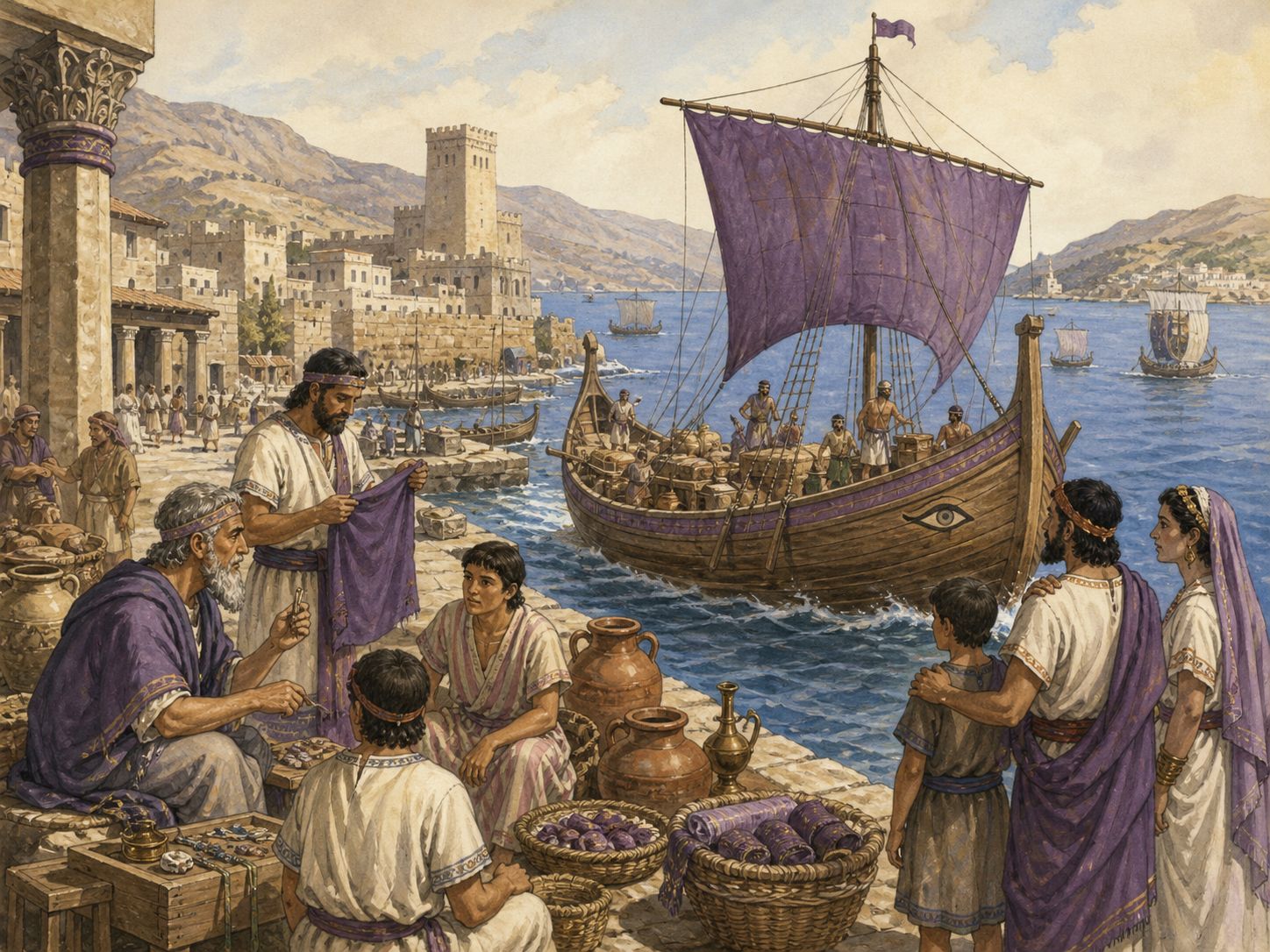 Historical reconstruction of Development of the Phoenician Maritime Network's long-term consequences: In the longer term, maritime exchange and writing traditions influenced the formation of cities in the western mediterranean.