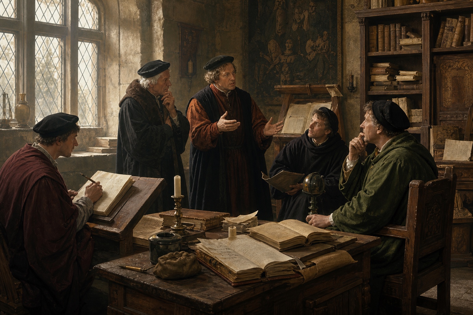 Protestant Reformation: a scene of the prelude