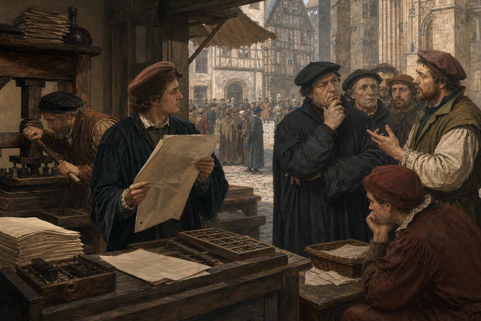 Protestant Reformation: a scene of rising tension