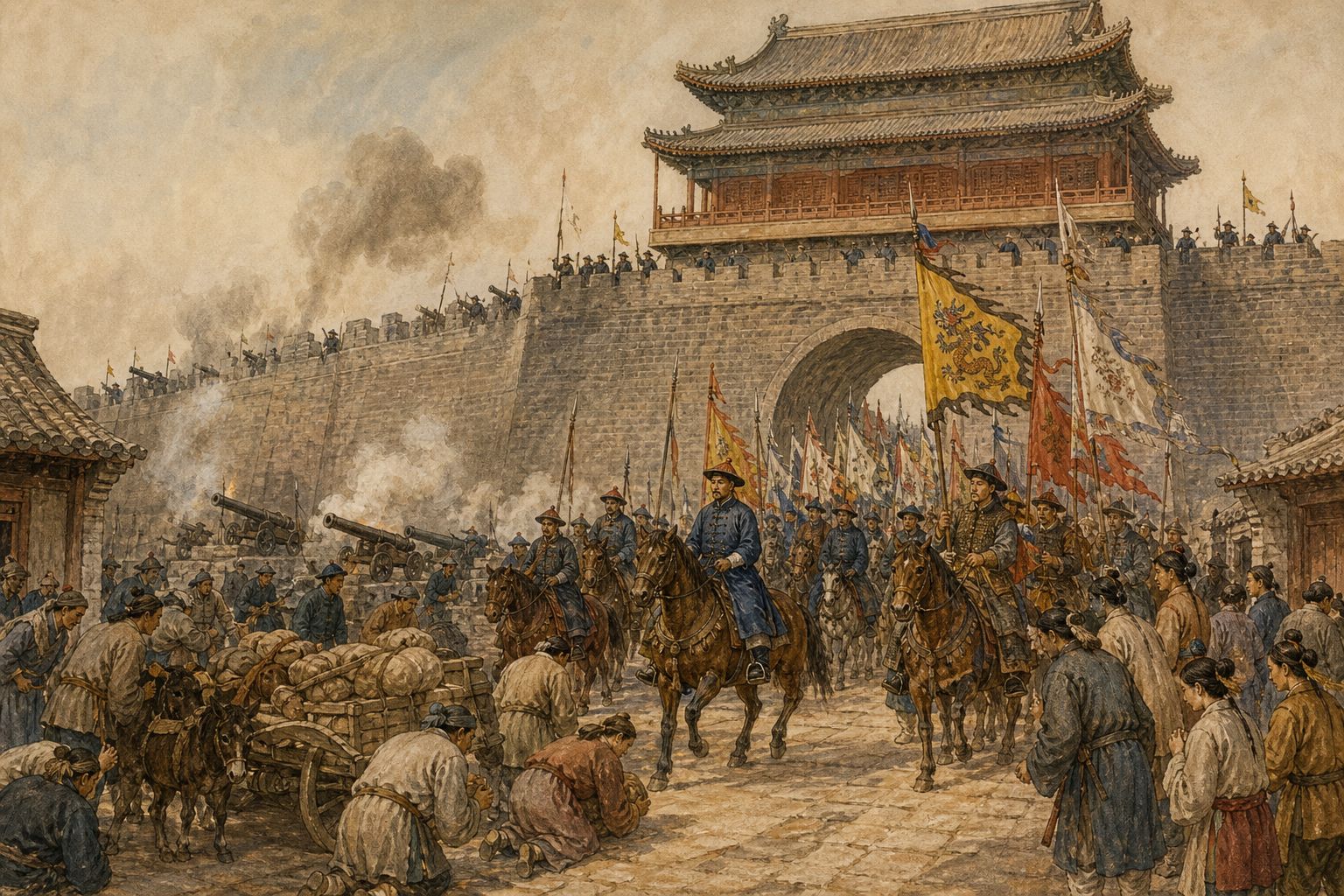Historical reconstruction of the “Qing Conquest of the Ming Realm” stage in Qing Conquest of the Ming Realm