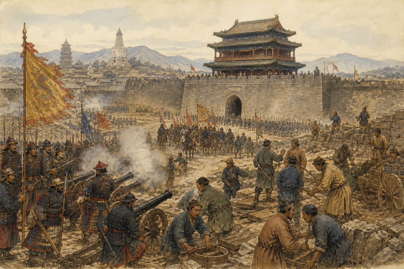 Historical reconstruction of the “Earlier conditions” stage in Qing Conquest of the Ming Realm