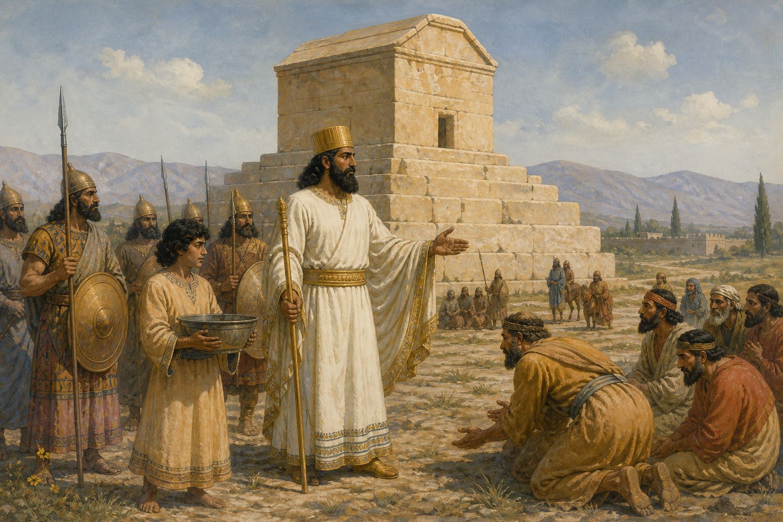 Historical reconstruction of the “Immediate aftermath” stage in Rise of the Achaemenid Empire