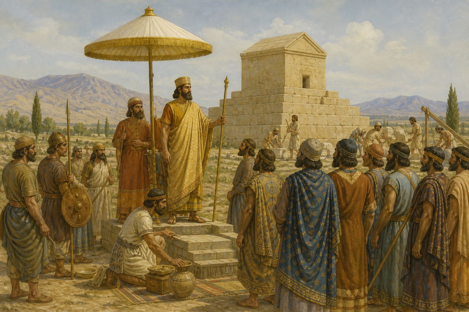 Historical reconstruction of the “Rise of the Achaemenid Empire” stage in Rise of the Achaemenid Empire