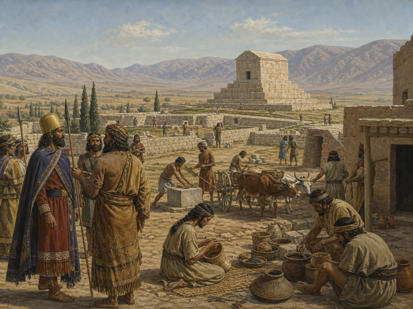 Historical reconstruction of Rise of the Achaemenid Empire's background: The Persian royal house had operated within a world shaped by Median power, while Lydia and Neo-Babylonia competed for influence.