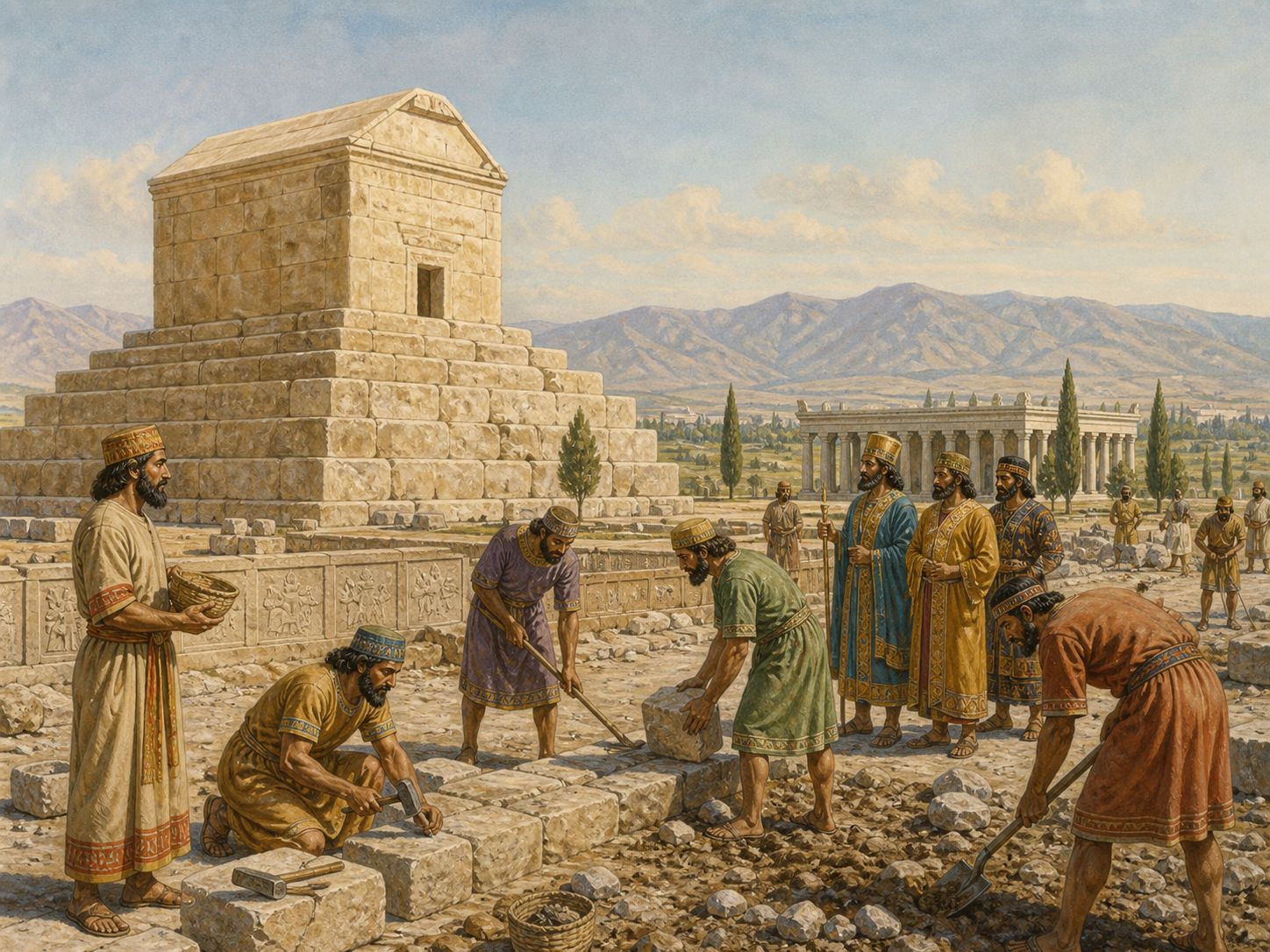 Historical reconstruction of Rise of the Achaemenid Empire's long-term consequences: The Achaemenid polity left a major model of imperial administration from Iran to the Aegean, Egypt, and Central Asia.