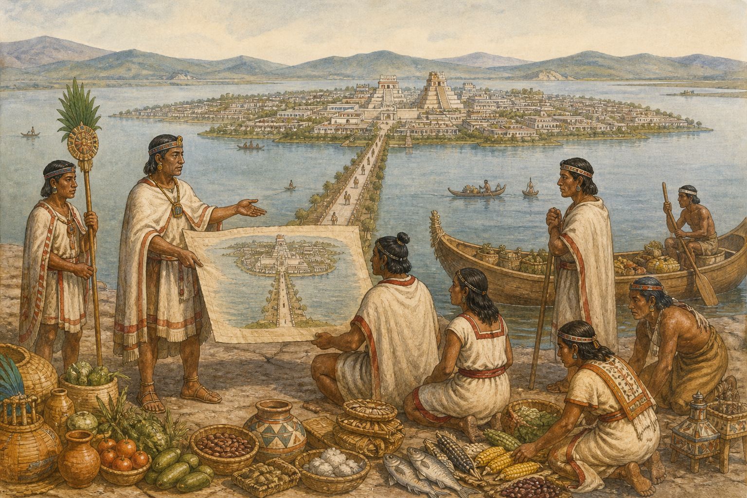 Historical reconstruction of the “Enduring consequences” stage in Expansion of the Aztec Empire