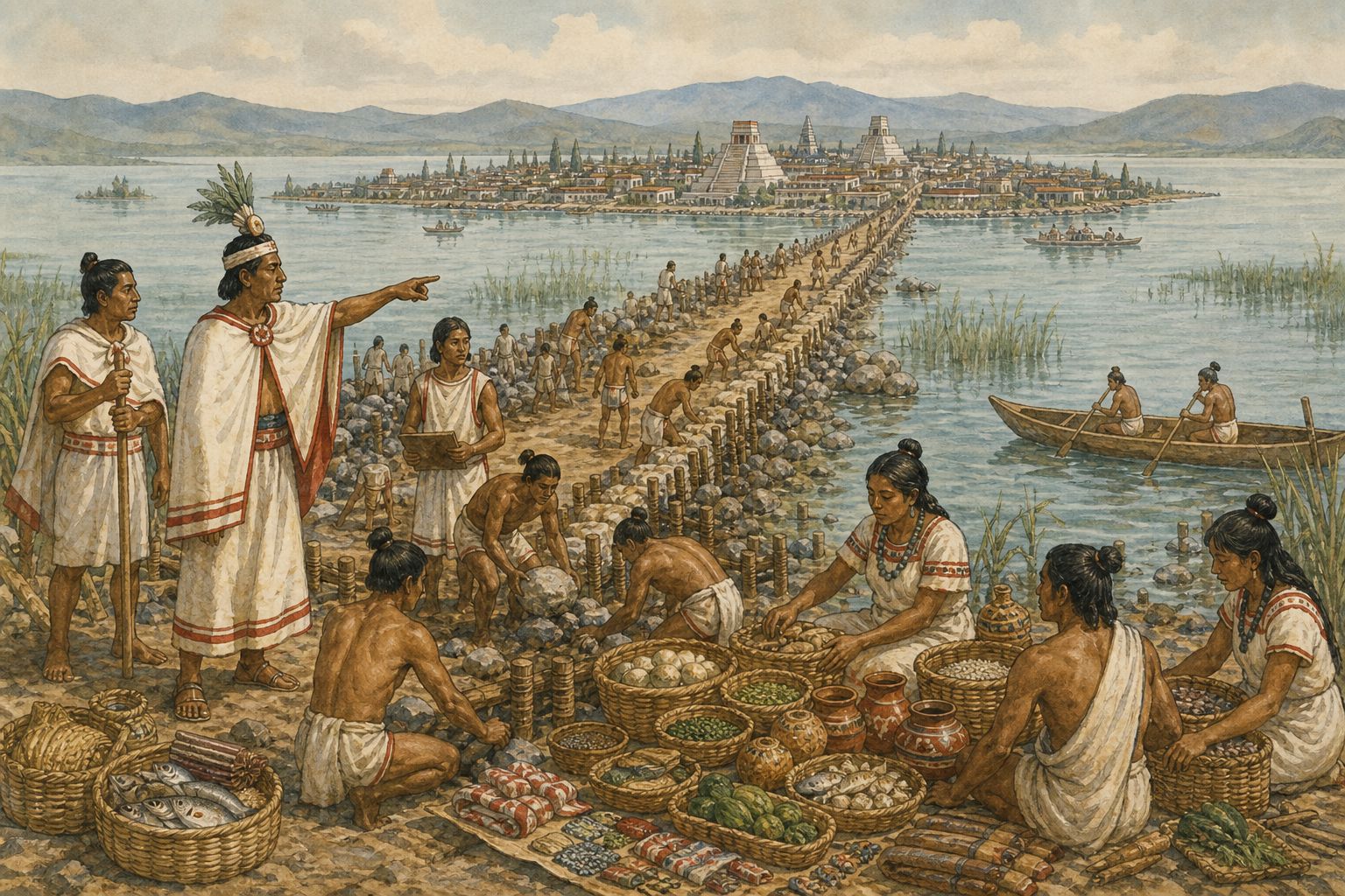 Historical reconstruction of the “Earlier conditions” stage in Expansion of the Aztec Empire