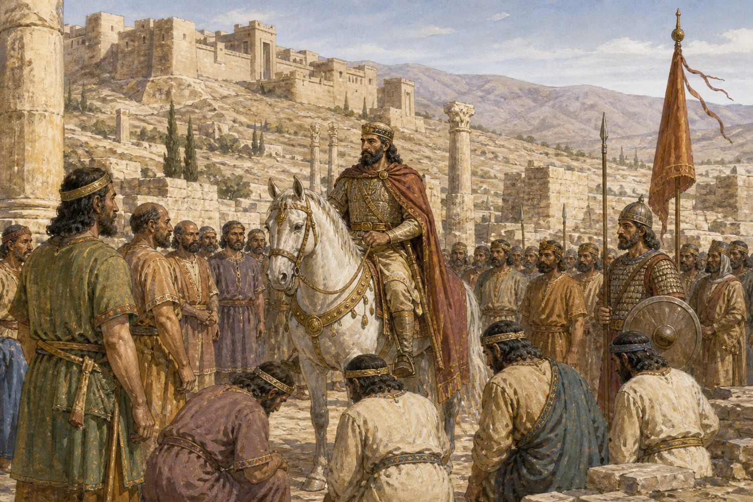 Historical reconstruction of the “Immediate aftermath” stage in Rise of the Sasanian Empire