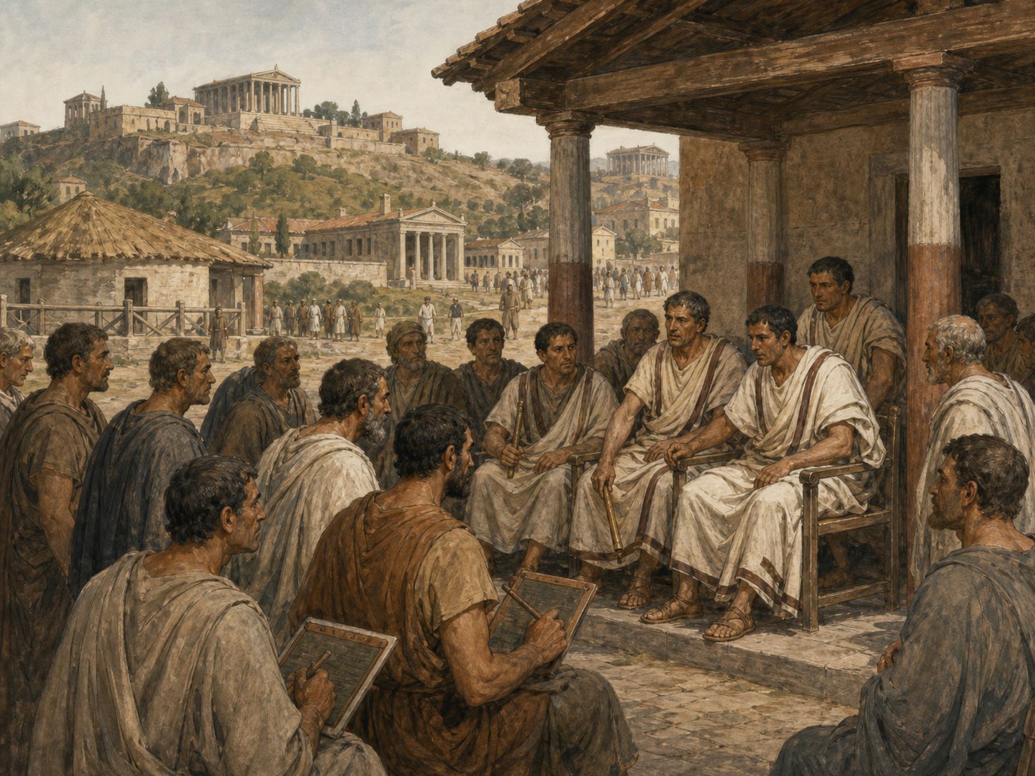 Historical reconstruction of Foundation of the Roman Republic's long-term consequences: Roman institutions supplied later political thought with a powerful vocabulary of republican government, while initially excluding women, enslaved people, and non-citizens.