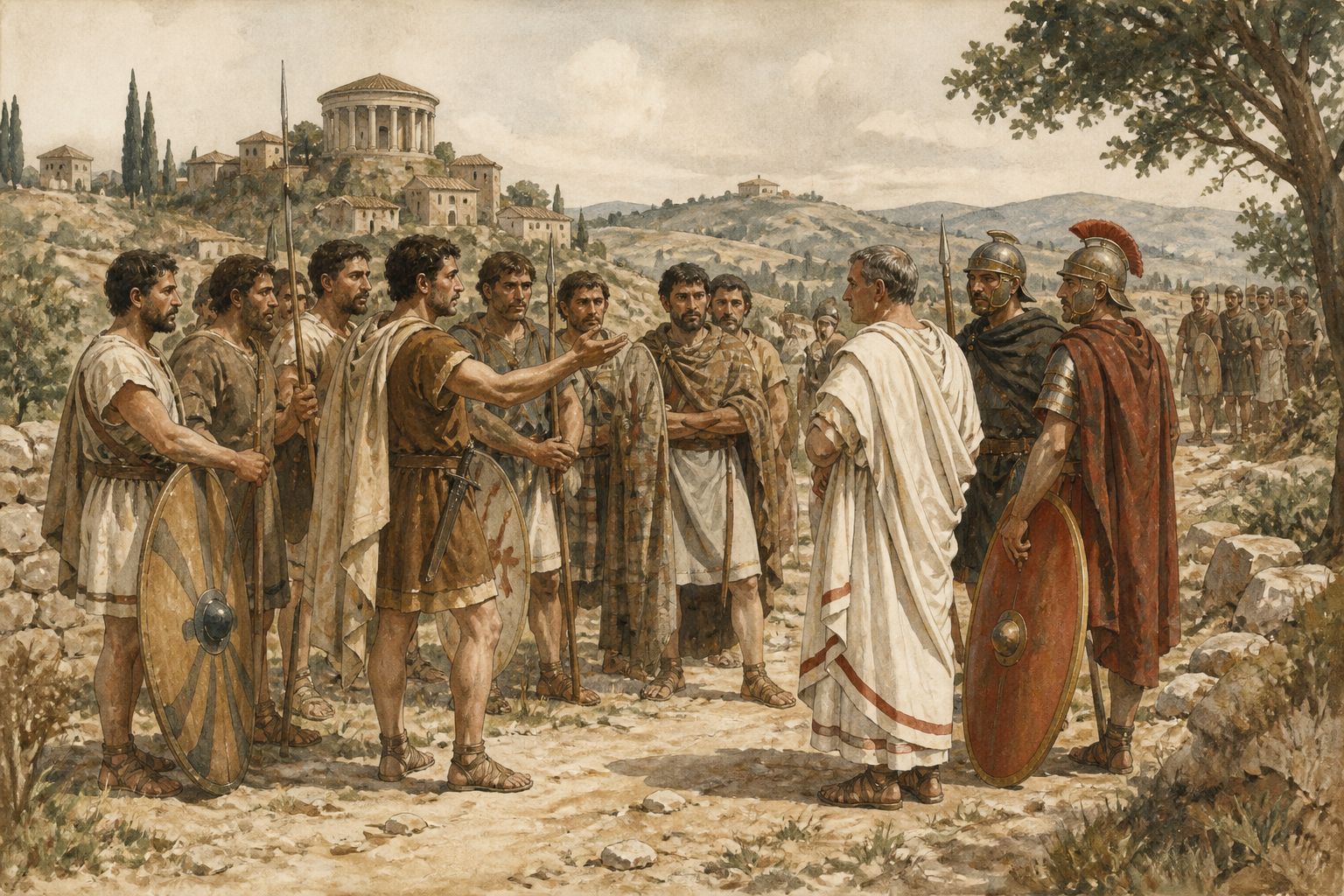 Historical reconstruction of the “Social War” stage in Social War