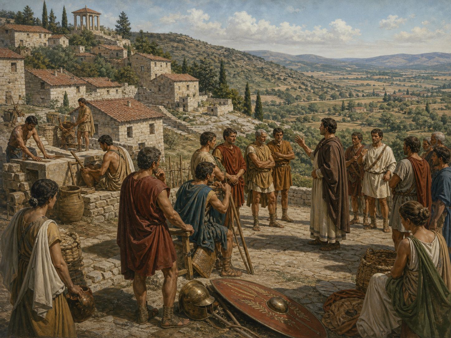 Historical reconstruction of Social War's background: Italian communities had supported Rome’s expansion militarily while remaining excluded from full citizenship.