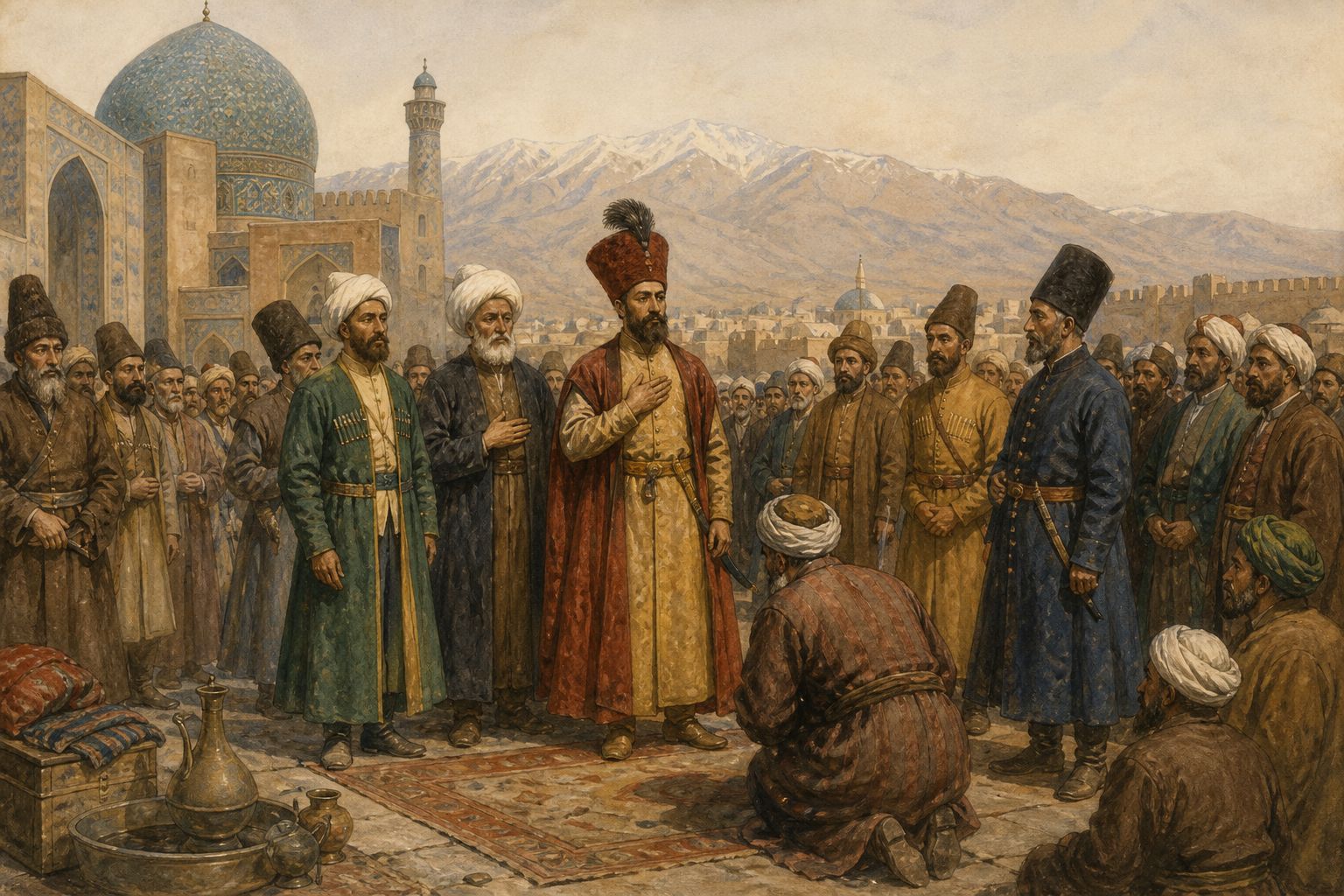 Historical reconstruction of the “Immediate aftermath” stage in Foundation of the Safavid Empire