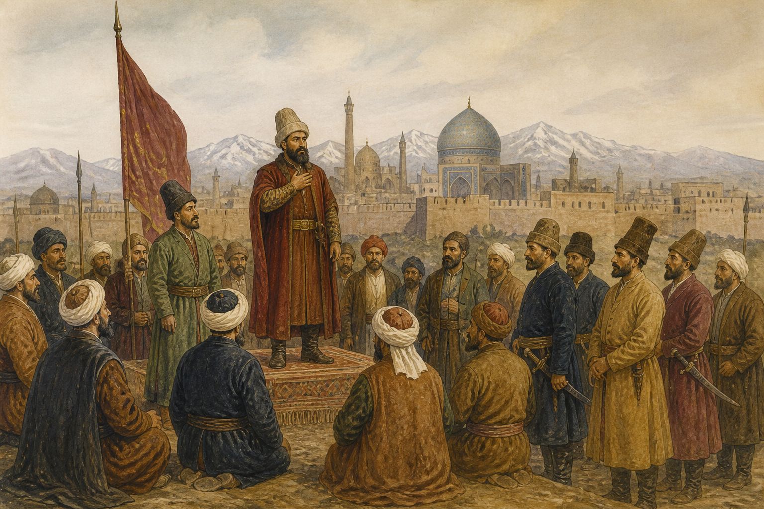 Historical reconstruction of the “Turning point” stage in Foundation of the Safavid Empire