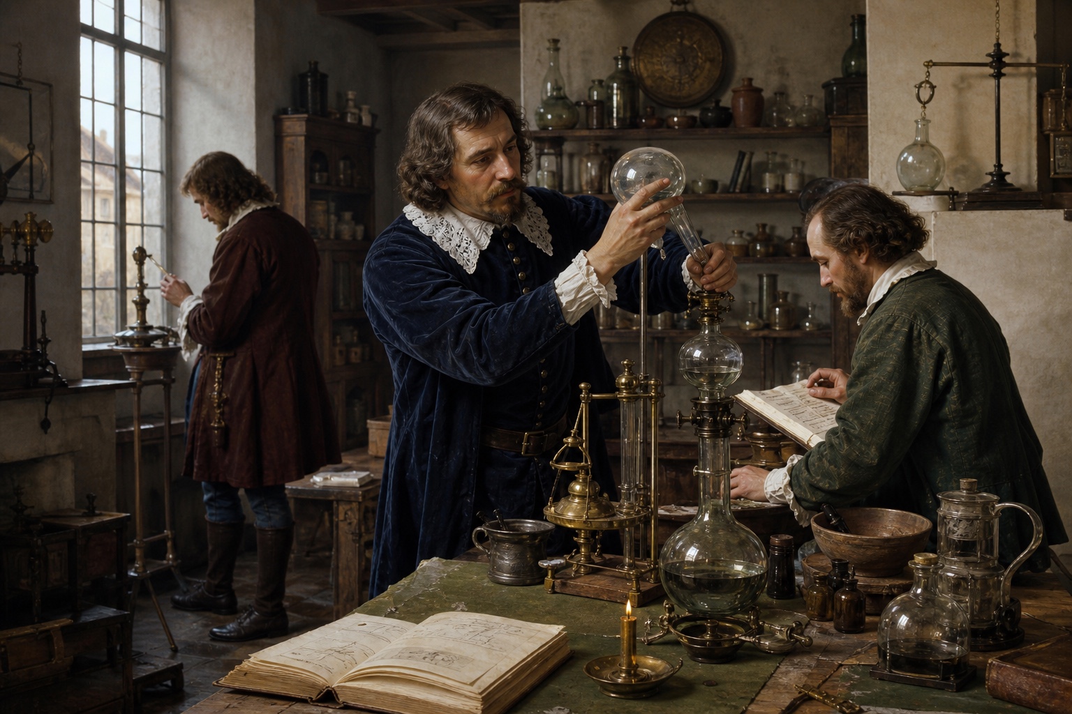 Illustrated reconstruction of the course of Scientific Revolution