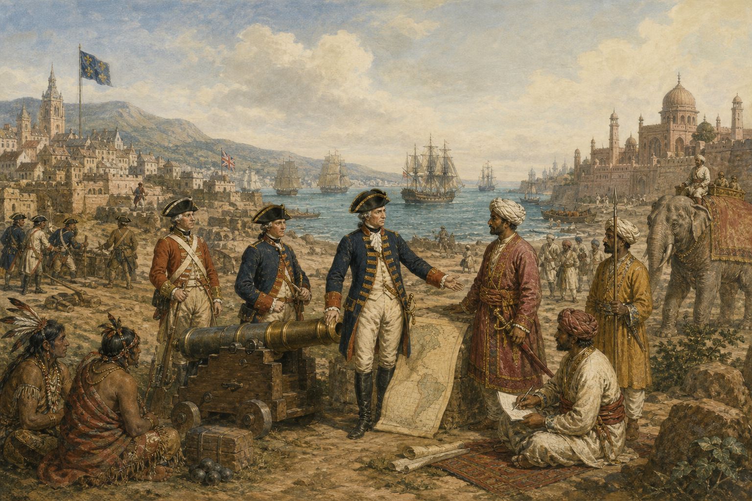 Historical reconstruction of the “Earlier conditions” stage in Seven Years’ War