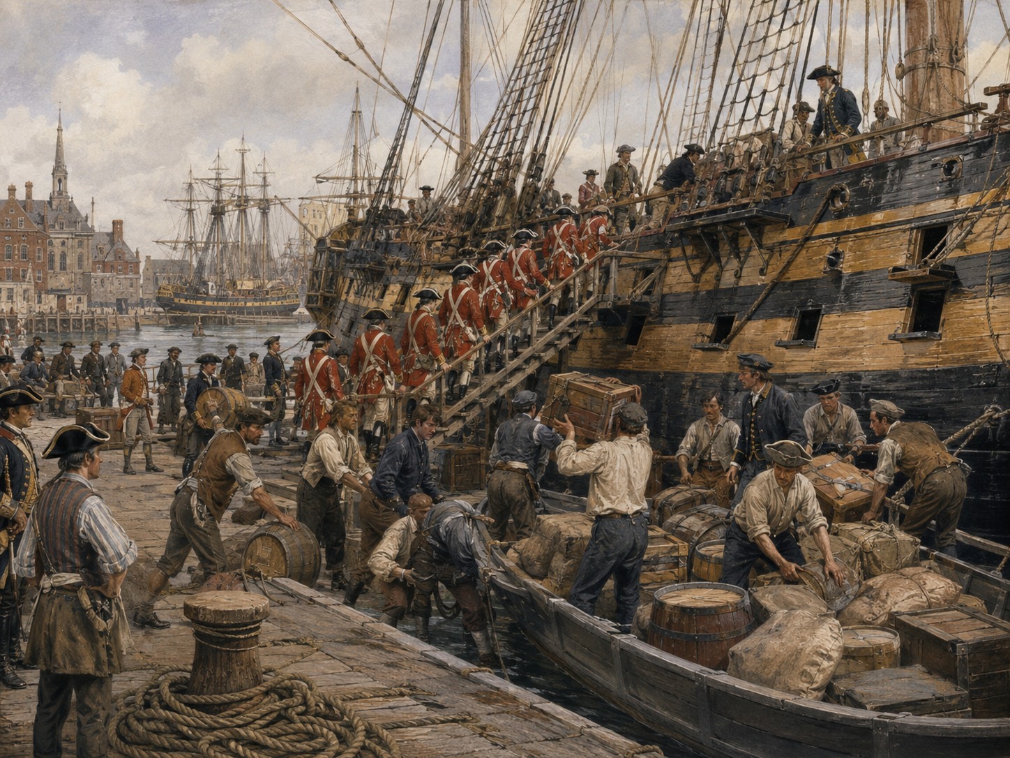 Historical reconstruction of Seven Years’ War's central action: Prussia, Austria, Britain, France, and others fought across several continents over colonies and maritime supremacy.