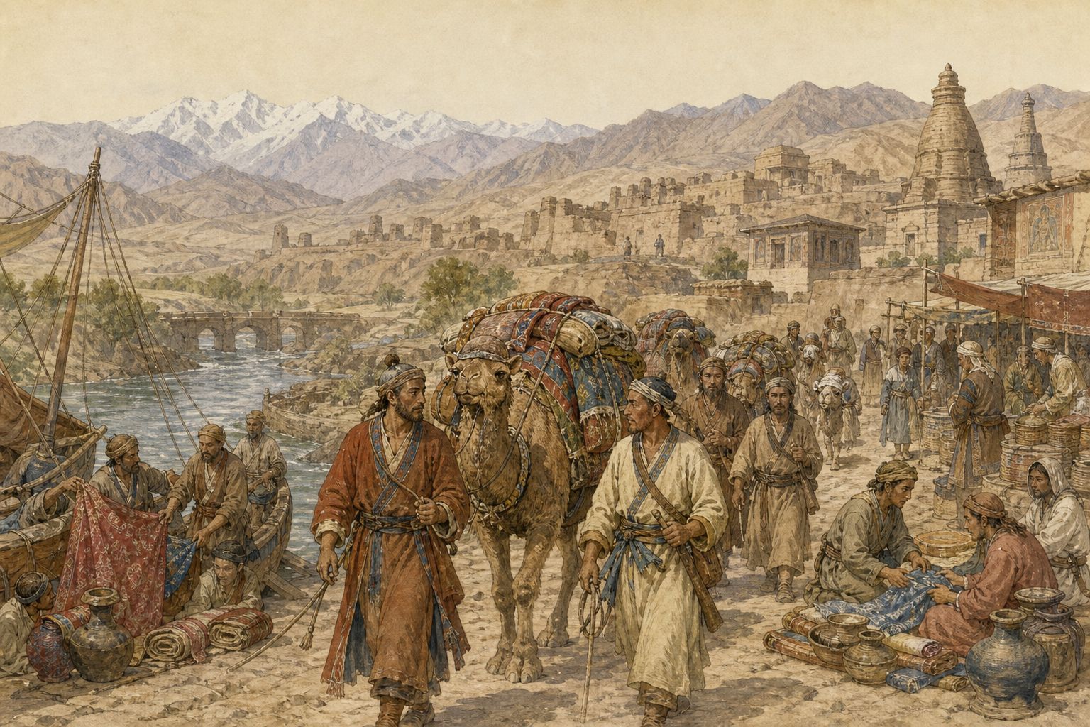 Historical reconstruction of the “Enduring consequences” stage in Expansion of Silk Road Exchange
