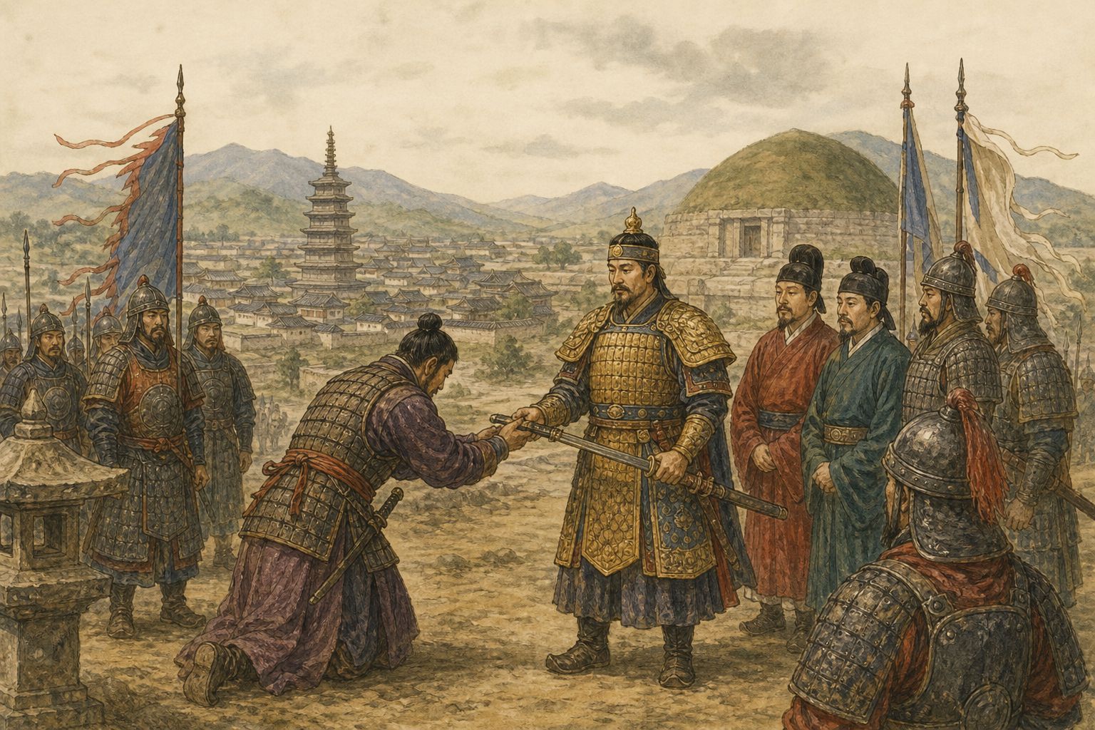 Historical reconstruction of the “Silla Unification of Korea” stage in Silla Unification of Korea