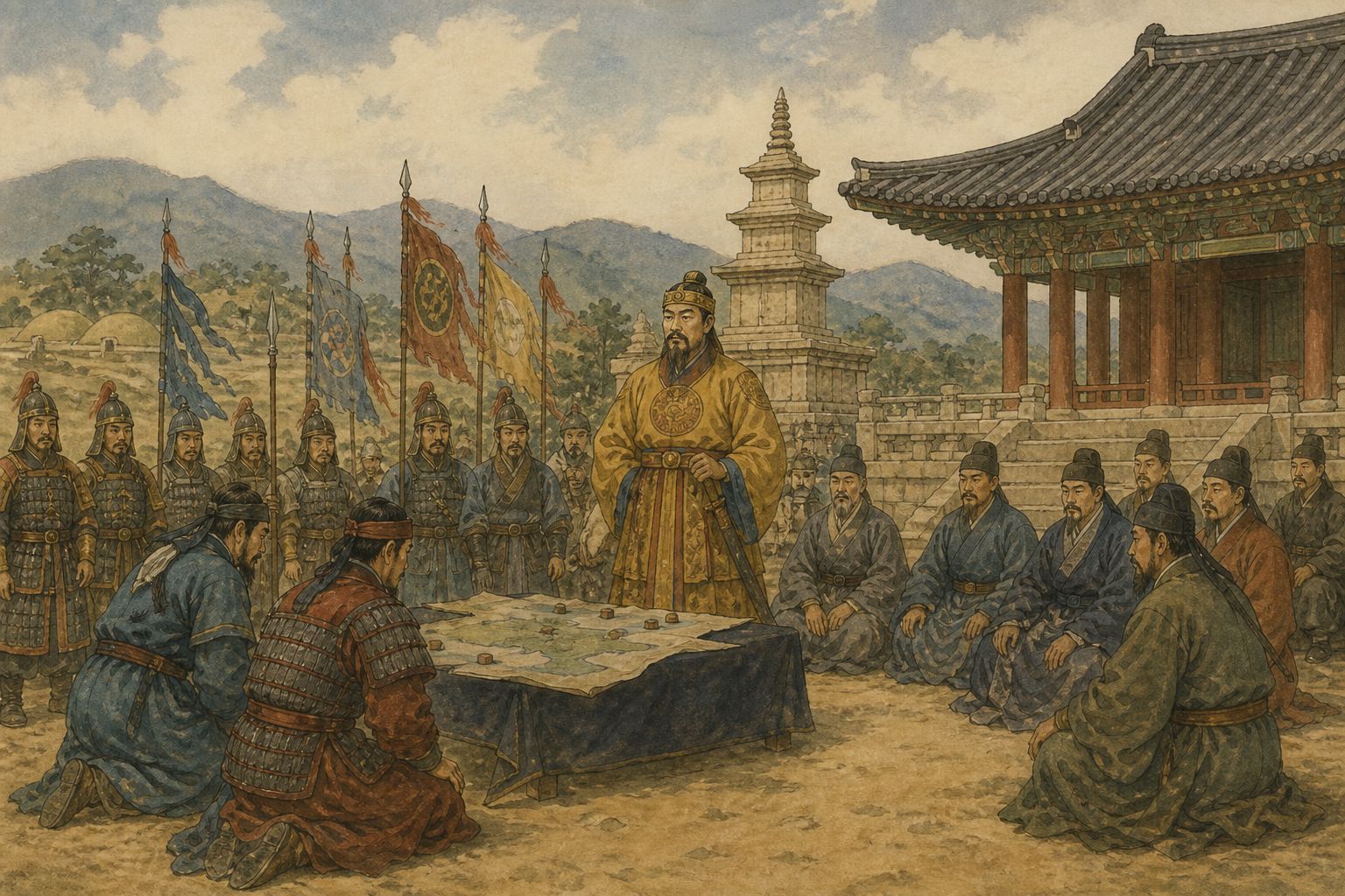 Historical reconstruction of the “Turning point” stage in Silla Unification of Korea