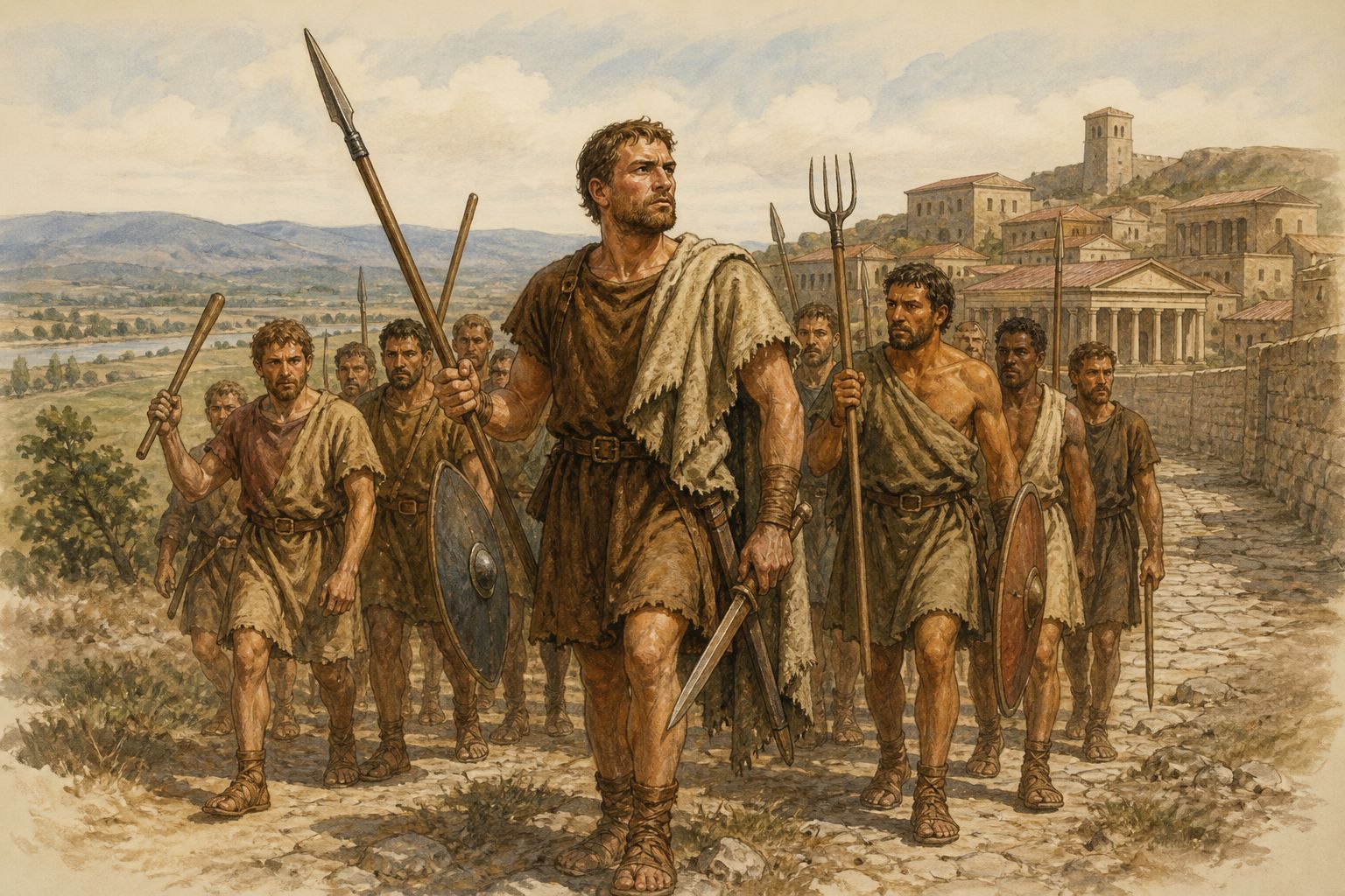 Historical reconstruction of the “Long-term significance” stage in Spartacus Revolt