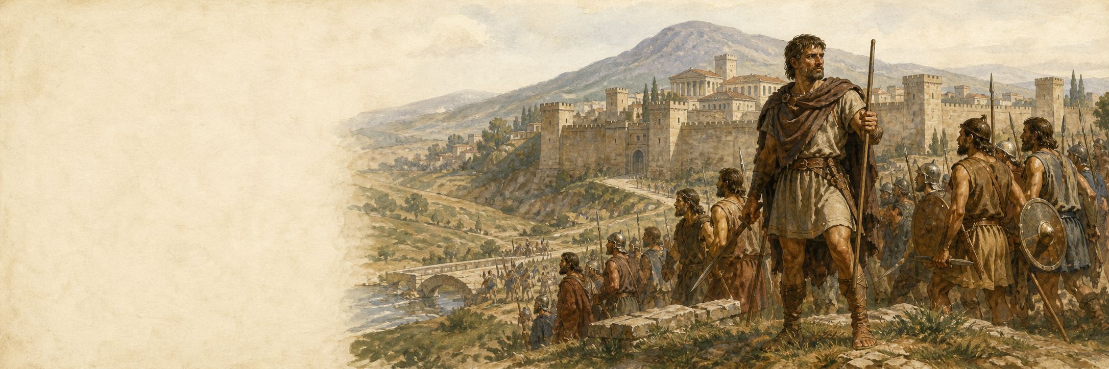 Historical reconstruction illustration of spartacus rebellion