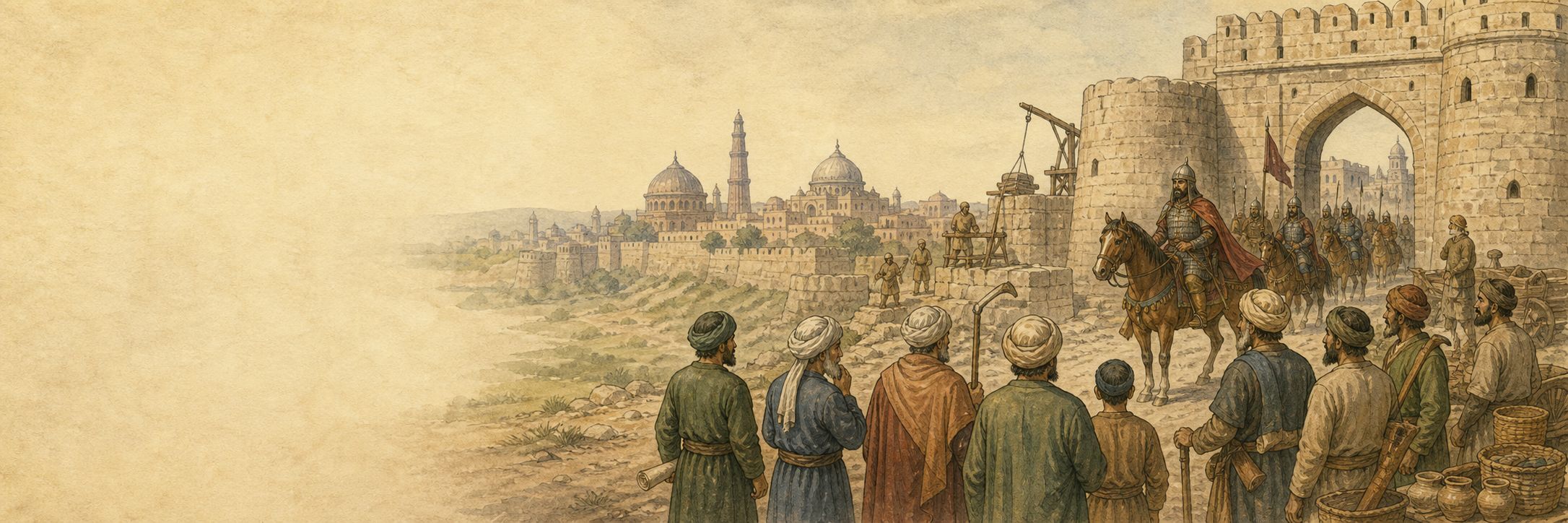 A historical reconstruction of rulers, administration, and society at Delhi, showing the setting of Foundation of the Delhi Sultanate