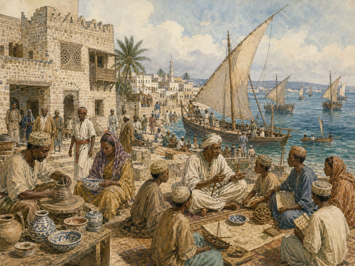 Historical reconstruction of Formation of the Swahili City-State Network's long-term consequences: In the longer term, swahili urban culture demonstrates an indian ocean history in which african societies were active participants rather than passive recipients.