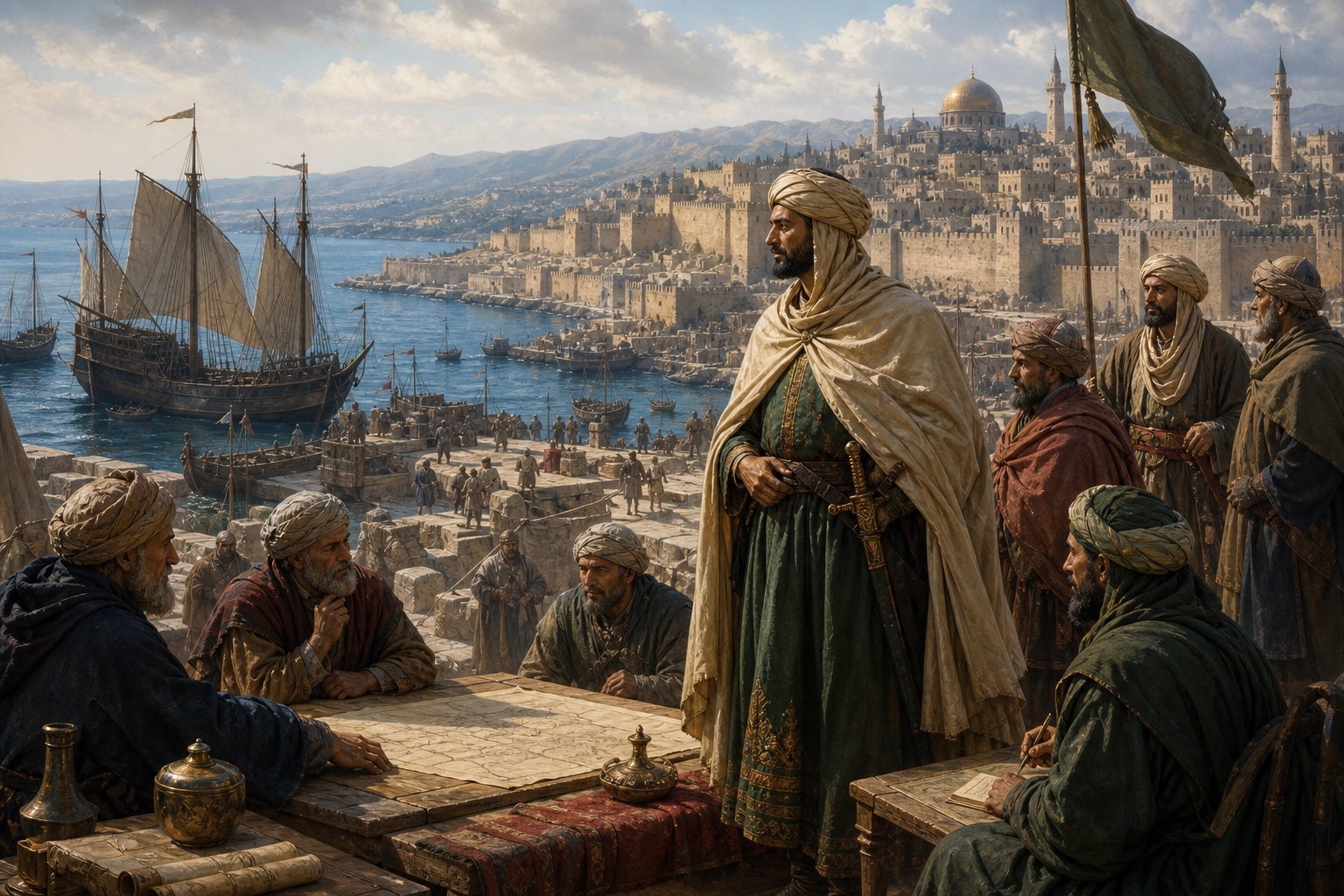 Third Crusade: a scene of the prelude