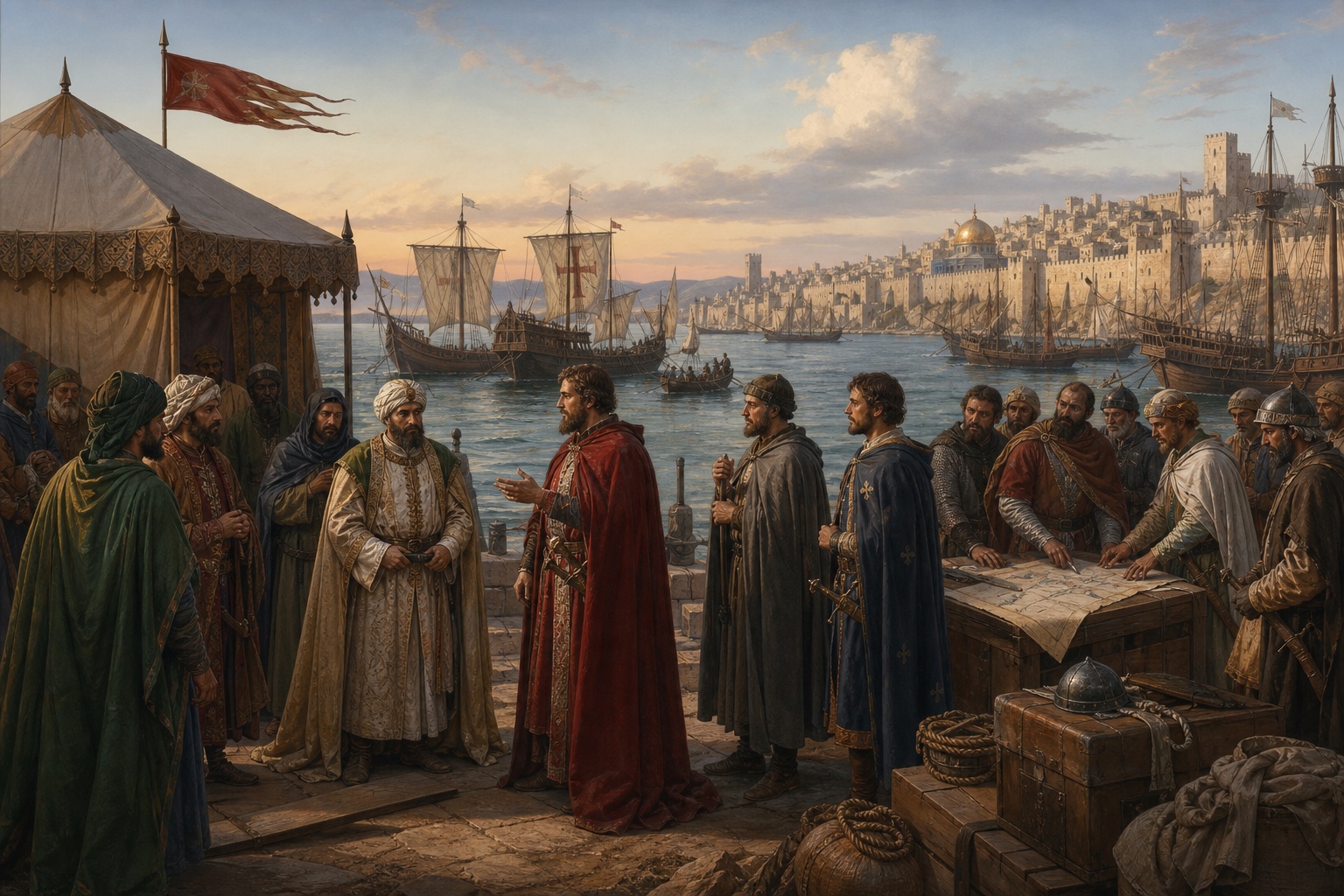 Third Crusade: a scene of rising tension